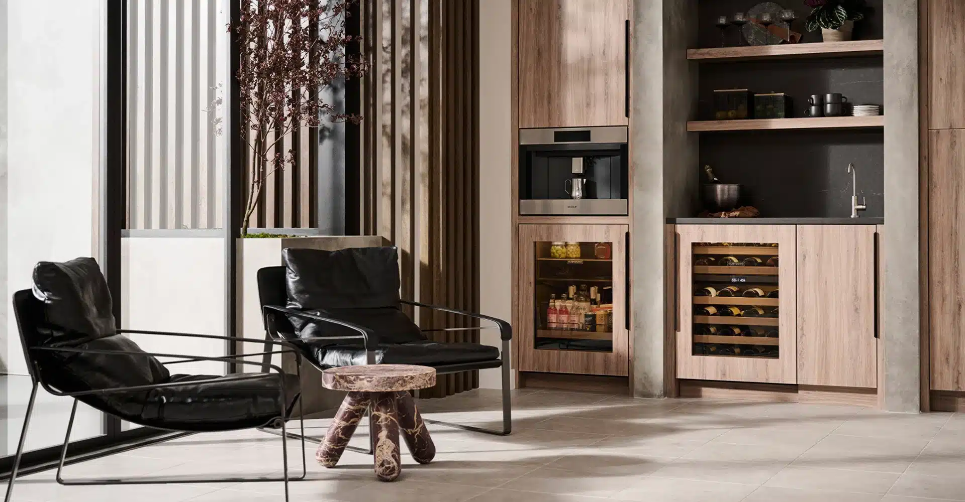 Premium kitchen appliance packages supplied for luxury multi-story residential projects.