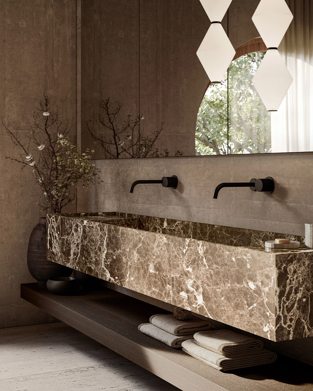 Wholesale hotel bathroom fixtures, shower systems, and custom vanities.