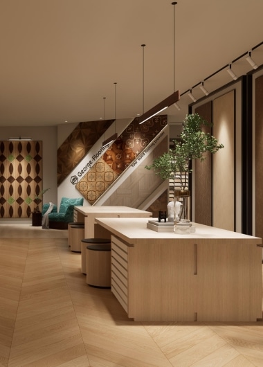 High-end engineered hardwood flooring collection for residential projects.