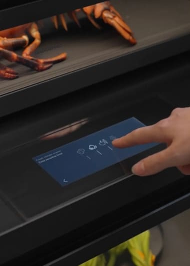 Smart home kitchen equipment and high-tech appliances for modern apartments.