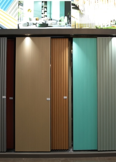 Durable WPC decorative wall panels for modern interior and exterior cladding.
